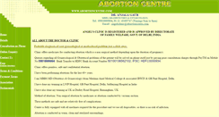 Desktop Screenshot of abortioncentre.com